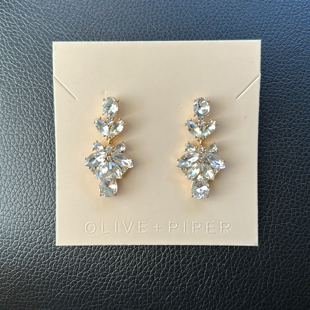 Olive + Piper Marbella Earrings - ox gold